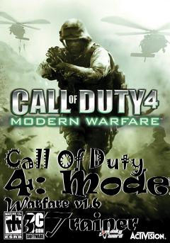 Box art for Call
Of Duty 4: Modern Warfare v1.6 +3 Trainer