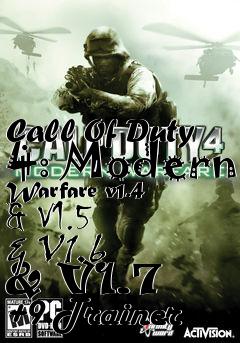 Box art for Call
Of Duty 4: Modern Warfare v1.4 & V1.5 & V1.6 & V1.7 +9 Trainer