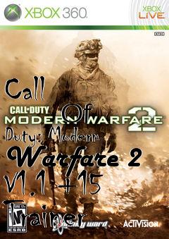 Box art for Call
            Of Duty: Modern Warfare 2 V1.1 +15 Trainer