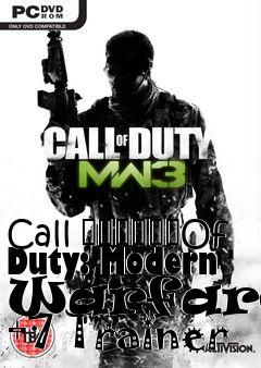 Box art for Call
						Of Duty: Modern Warfare 3 +7 Trainer