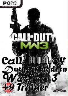 Box art for Call
						Of Duty: Modern Warfare 3 +9 Trainer