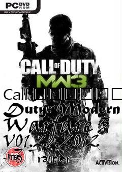 Box art for Call
						Of Duty: Modern Warfare 3 V01.25.2012 +3 Trainer