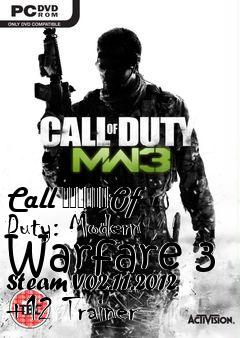 Box art for Call
						Of Duty: Modern Warfare 3 Steam V02.11.2012 +12 Trainer
