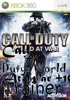 Box art for Call
            Of Duty: World At War +10 Trainer