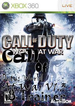 Box art for Call
            Of Duty: World At War V1.3 +8 Trainer