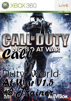 Box art for Call
            Of Duty: World At War V1.5 +8 Trainer