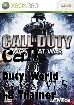 Box art for Call
            Of Duty: World At War V1.5 +8 Trainer