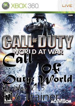 Box art for Call
            Of Duty: World At War V1.5 +16 Trainer