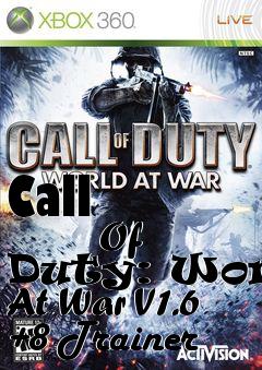 Box art for Call
            Of Duty: World At War V1.6 +8 Trainer