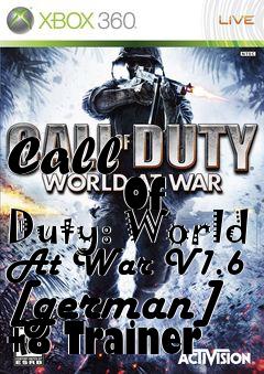 Box art for Call
            Of Duty: World At War V1.6 [german] +8 Trainer