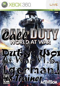 Box art for Call
            Of Duty: World At War V1.6 [german] +8 Trainer