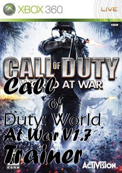 Box art for Call
            Of Duty: World At War V1.7 Trainer