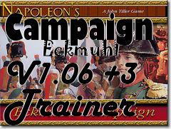 Box art for Campaign
        Eckmuhl V1.06 +3 Trainer