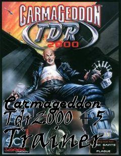 Box art for Carmageddon
Tdr2000 +5 Trainer