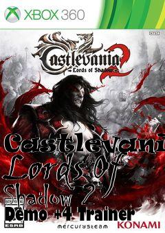Box art for Castlevania:
Lords Of Shadow 2 Demo +4 Trainer