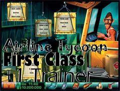 Box art for Airline Tycoon First Class +1 Trainer