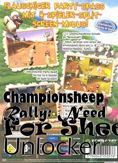 Box art for Championsheep
Rally: Need For Sheep Unlocker