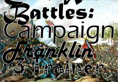 Box art for Civil
War Battles: Campaign Franklin +3 Trainer