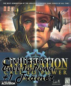 Box art for Civilization
Call To Power +1 Trainer