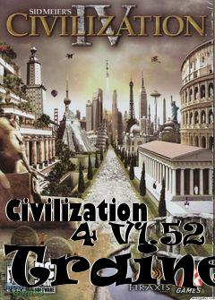 Box art for Civilization
      4 V1.52 Trainer