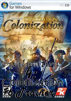 Box art for Civilization
      4: Colonization +6 Trainer