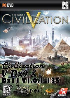 Box art for Civilization
V Dx9 & Dx11 V1.0.1.135 +2 Trainer