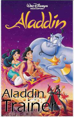 Box art for Aladdin +4 Trainer