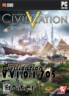 Box art for Civilization
V V1.0.1.705 Trainer