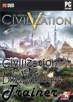 Box art for Civilization
V Dx9 & Dx11 V1.0.2.44 Trainer