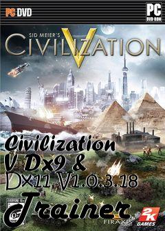 Box art for Civilization
V Dx9 & Dx11 V1.0.3.18 Trainer