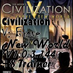 Box art for Civilization
V: Brave New World V1.0.3.144 +8 Trainer