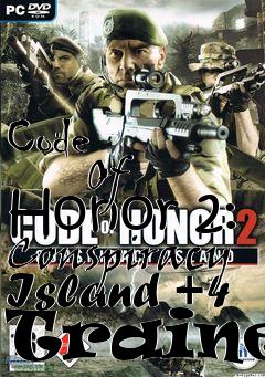 Box art for Code
            Of Honor 2: Conspiracy Island +4 Trainer