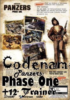 Box art for Codename
      Panzers: Phase One +12 Trainer