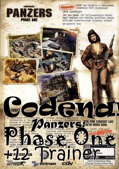 Box art for Codename
      Panzers: Phase One +12 Trainer