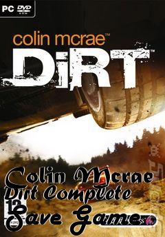Box art for Colin
Mcrae Dirt Complete Save Game