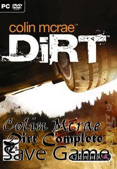 Box art for Colin
Mcrae Dirt Complete Save Game