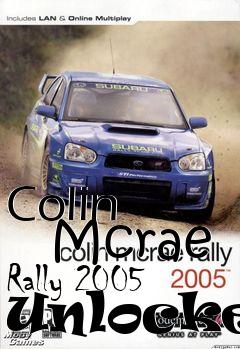 Box art for Colin
      Mcrae Rally 2005 Unlocker