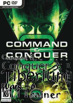 Box art for Command
& Conquer 3: Tiberium Wars +6  V1.1 Trainer