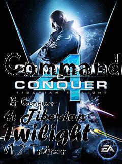Box art for Command
            & Conquer 4: Tiberian Twilight V1.2 Trainer