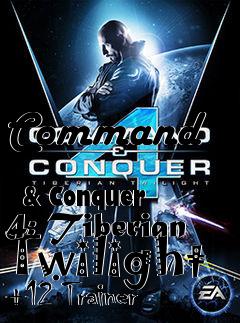 Box art for Command
            & Conquer 4: Tiberian Twilight +12 Trainer
