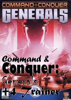 Box art for Command
& Conquer: Generals +4 Trainer
