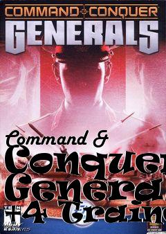 Box art for Command
& Conquer: Generals +4 Trainer