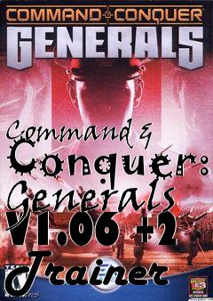 Box art for Command
& Conquer: Generals V1.06 +2 Trainer