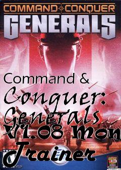 Box art for Command
& Conquer: Generals V1.08 Money Trainer