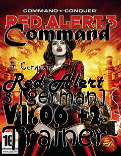 Box art for Command
            & Conquer: Red Alert 3 [german] V1.06 +2 Trainer