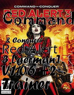 Box art for Command
            & Conquer: Red Alert 3 [german] V1.06 +2 Trainer