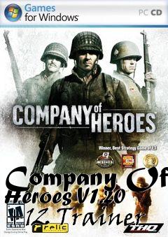 Box art for Company
Of Heroes V1.20 +12 Trainer