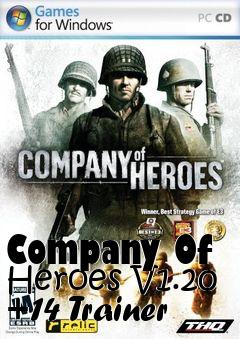 Box art for Company
Of Heroes V1.20 +14 Trainer