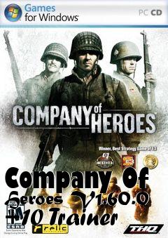 Box art for Company
Of Heroes V1.60.0 +10 Trainer