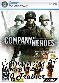 Box art for Company
Of Heroes V1.60.0 +10 Trainer